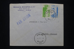 LIBAN - Enveloppe Commerciale De Damas, Postée De Beyrouth Pour La Suisse Par Avion En 1945 - L 106869 - Storia Postale