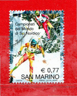 San. MARINO °- 2003 - Campionati Del Mondo Di Sci Nordico. Unif.1905.  Usato. - Gebraucht
