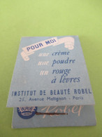 Poudre De Beauté Atomisée ROBEL/Pochette échantillon/ Institut Robel Matignon/Vers 1960-1980         PARF220 - Prodotti Di Bellezza