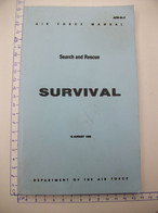 MANUEL De SURVIE AIR FORCE USA 1969 - Fuerzas Armadas Americanas