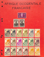 AFRIQUE OCCIDENTALE FRANCAISE - Collection Neufs X Et Oblitérés - (voir Tous Les Scans) - Sonstige & Ohne Zuordnung