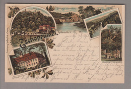 AK DE Sachsen Zschoppauthal (Niederwiesa) 1898-06-12 Litho #465 Aug.Burgdorf - Niederwiesa