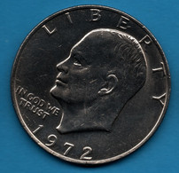 USA 1 DOLLAR 1972 KM# 203 "Eisenhower Dollar" - 1971-1978: Eisenhower
