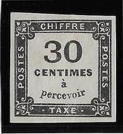 France Taxe N°6 - Neuf * Avec Charnière - TB - 1859-1959.. Ungebraucht