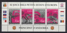 Andorre - Andorra - Yvert 609-612 Feuillet Neuf SANS Charnière - Scott#598 MNH - Sports - Used Stamps