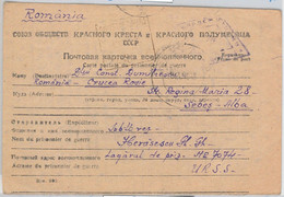 56045 -   ROMANIA /  WWII -  POSTAL HISTORY: CARD To P.O.W. In RUSSIA Dec. 1947 - Covers & Documents