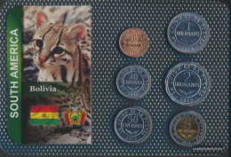 Bolivia Stgl./unzirkuliert Kursmünzen Stgl./unzirkuliert From 2010 10 Centavos Until 5 Bolivianos - Bolivia