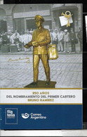 #10062 ARGENTINE,ARGENTINA 2021 FIRST POSTMAN 250° ANIVERSARY, POST OFFICIAL BROCHURE - Ungebraucht