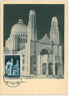 14680 - BELGIUM - POSTAL HISTORY -  MAXIMUM CARD   1952  ARCHITECTURE - 1951-1960