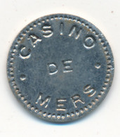 JETON De CASINO // MERS-LES-BAINS // Soixante Quinze Centimes - Casino