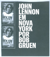 BRAZIL 2021 -  JOHN LENNON IN NEW YORK  -  MUSIC  -  PAIR NICE MARGIN  - FREE EDICT - MINT - Ungebraucht