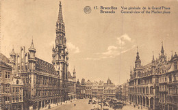 BRUXELLES - Vue Générale De La Grand'Place - Panoramische Zichten, Meerdere Zichten