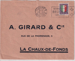 SUISSE - 1923 - PRO JUVENTUTE - ENVELOPPE De LUZERN => LA CHAUX-DE-FONDS - Lettres & Documents