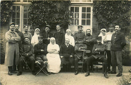 Flers * Carte Photo * Hôpital Temporaire Militaire * Infirmières , Croix Rouge Red Cross * Blessés Ww1 War - Flers