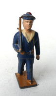 FIGURINE PLOMB CREUX LR LOUIS ROUSSY MARIN AU DEFILE - Soldats De Plomb