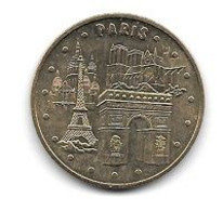 Médaille Touristique  Monnaie  De  Paris  2004, Ville  LES  4  MONUMENTS  DE  PARIS  ( 75001 ) - 2004