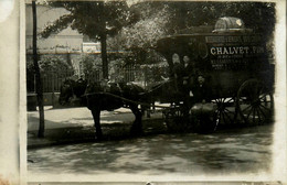 Asnières Sur Seine * Carte Photo * L'attelage Des Messageries D'asnières Bois Colombes Gennevilliers CHALVET Fils - Asnieres Sur Seine