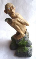 FIGURINE EN RESINE SEIGNEUR DES ANNEAUX - GOLLUM SMEAGOL - TWO TOWERS - Il Signore Degli Anelli