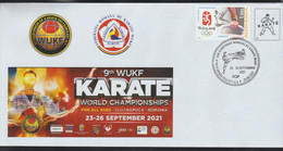 ROMANIA- 2021 - KARATE WUKF - World Championships  CLUJ-NAPOCA - Cover Stationery - Entier Postal - Zonder Classificatie