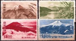 JAPON - Fx. 2955 - Yv. 422/25 - Parque Nacional Fuji Hakone - 1949 - * - Neufs