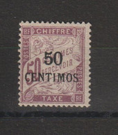 Maroc 1894 Timbre Taxe 4 * Charnière MH - Timbres-taxe