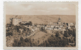 SAINT SATURNIN EN 1953 - N° 3 - LE VILLAGE VU DU MIDI PLI ANGLE HAUT A DROITE - FORMAT CPA VOYAGEE - Saint-Saturnin