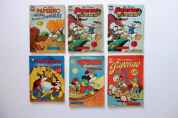 Topolino Walt Disney 6 Albi Della Rosa 1955-56 Originali Completi - Andere & Zonder Classificatie