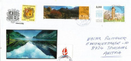 Vallée De Sorteny / PARC NATUREL DE SORTENY,« Réserve De Biosphère » Par L’Unesco, Lettre Envoyée En Autriche - Cartas & Documentos