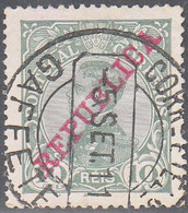 PORTUGAL   SCOTT NO 172    USED    YEAR  1910 - Gebraucht