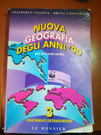 Nuova Geografia Degli Anni '90 - A. Vallega,B. Cassanello - Le Monnier-2001 - M - Histoire, Philosophie Et Géographie