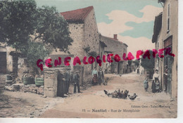 87 - NANTIAT - RUE DE MONTPLAISIR  EDITEUR GROS - Nantiat