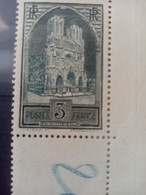 FRANCE . 1929 . N° 259 Type II ."  Cathédrale De REIMS ".  NEUF SANS Charnière . Côte YT 2023 : 350,00 € - ....-1929