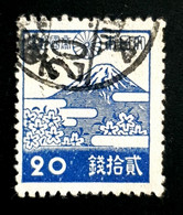 1942-1944 Local Motifs, 20S, Japan, Nippon, Used - Oblitérés