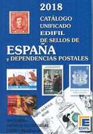 ESLICAT18-L4253TLITESPCORRSEHIAP.España Spain Espagne LIBRO CATALOGO  DE SELLOS EDIFIL 2018 - Poste Aérienne & Histoire Postale