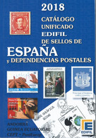 ESLICAT18-L4253TLITESPCORRSEHIAP.España Spain Espagne LIBRO CATALOGO  DE SELLOS EDIFIL 2018 - Correo Aéreo E Historia Postal