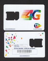 Tunisia/Tunisie 2021 - Phonecard - SIM Card 4G Tunisie Telecom TT - Superb*** - Tunisia