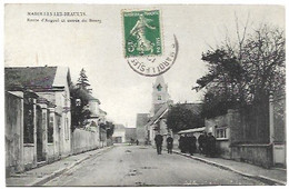 72 Marolles Les Braults - Route D'Angeul Et Entrée Du Bourg - Marolles-les-Braults