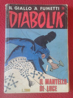 ANTIGUO COMIC REVISTA IL GIALLO A FUMETTI DIABOLIK Nº 412 IL MANTELLO DI LUCE A. E L. GIUSSANI 1995 ? ITALIA ITALY VER.. - Diabolik