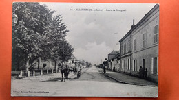 CPA (49)  Allonnes. Route De Bourgueil .    Attelage  (S.973) - Allonnes