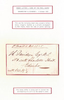 GB SCOTLAND GRAHAMESTOWN EDINBURGH 1825 MONEY LETTER CARE OF MAIL GUARD - ...-1840 Precursores