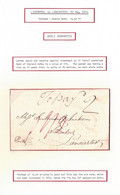 GB LIVERPOOL LANCASTER 1814 BANKNOTES POSTAGE DUE - ...-1840 Precursores