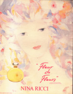 PUB PARFUM   ( FLEURS  De FLEURS  ) De " NINA RICCI "  1980 ( 1 ) - Non Classés