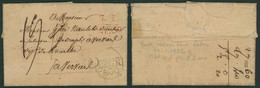 Armée De Napoléon - L. à En-tête 1er Régiment D'infanterie Légère (Armée D'Italie) + Ovale LEGNAGO & Cachet Milano (1809 - Armeestempel (vor 1900)