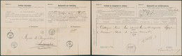 Certificat De Changement De Résidence Obl S.C. "Ghistelles" (1894) + Boite Rurale "M" (Legginghe) > Snaeskerke Via Osten - Dépliants De La Poste