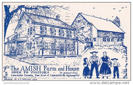 The Amish Farm And House Open To Visitors Lancaster Pennsylvania 1968 - Lancaster