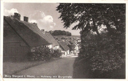 BURG STARGARD Mecklenburg Hohlweg Mit Burgstraße Fotokarte 21.8.1942 Gelaufen - Neubrandenburg