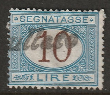 Italy 1874 Sc J19 Sa Seg14 Yt T18 Postage Due Used - Strafport