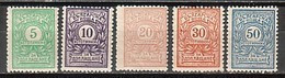 BULGARIA - 1919 - Timbres-taxe - (postage Due) - Deuxième édition- 5v** - Timbres-taxe