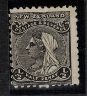 NZ 1882 1/2d Black SSF P10x11 SG 227 HM #BSG5 - Ongebruikt