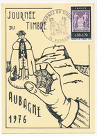 FRANCE - Carte Locale - Journée Du Timbre 1976 (Type Sage) - 13 AUBAGNE - 13 Mars 1976 - Dag Van De Postzegel